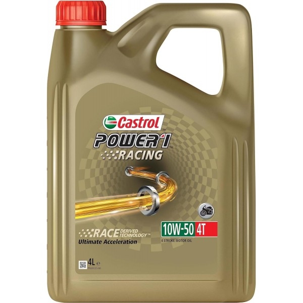 Aceite Castrol Power Racing 4T 10W50 4L Precio: 38,57