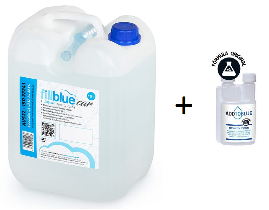 ¡OFERTA! AdBlue Fillblue 10L + Aditivo Anticristalización AdBlue 250ml