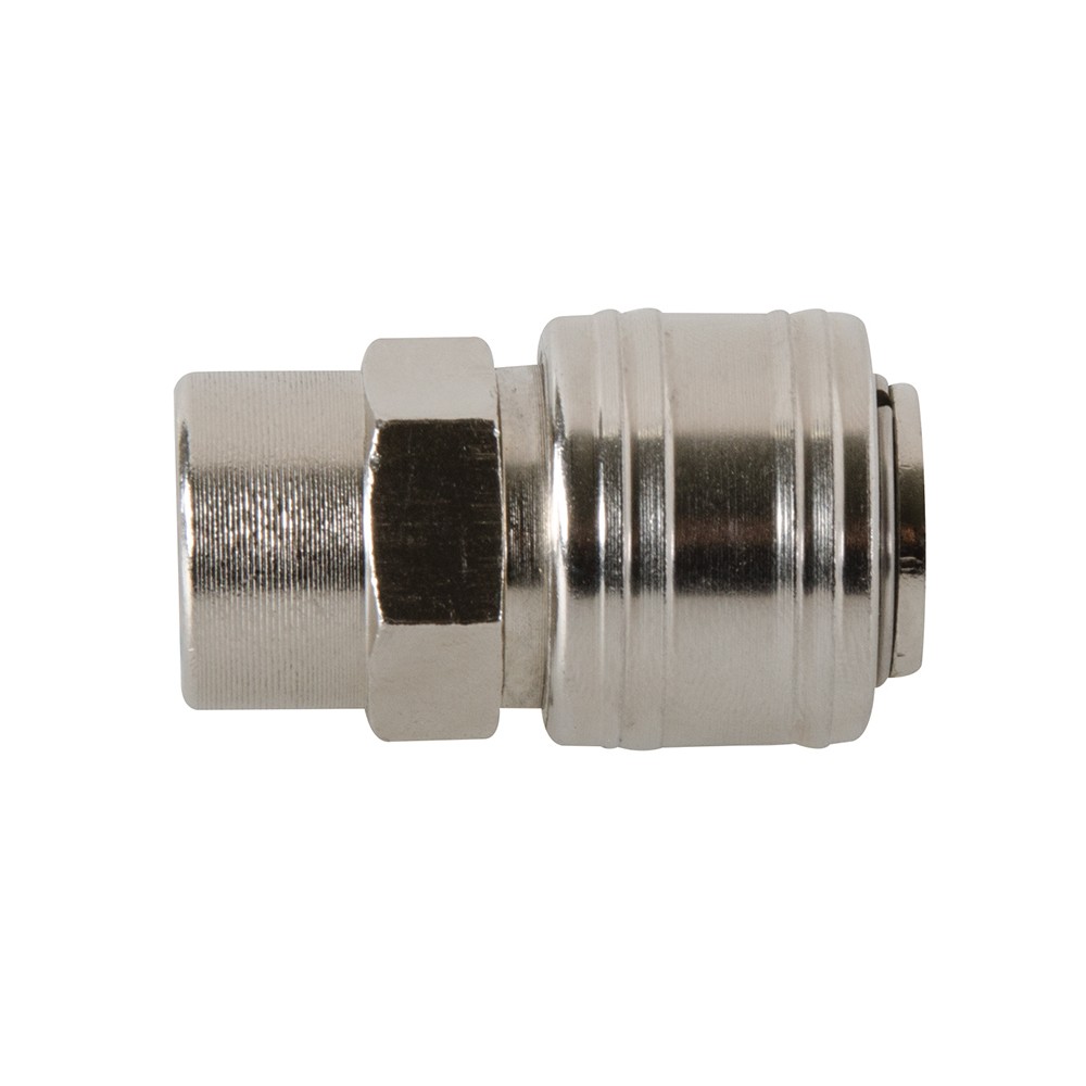 Aclopador europeo con rosca para mangueras neumáticas BSP 1/4"