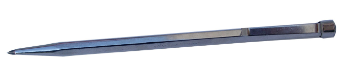 Marcador de acero, 150 mm, punta de metal endurecido