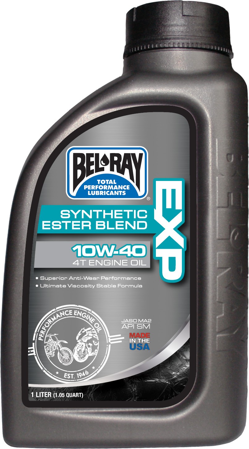 Aceite Bel-Ray 4T EXP Synthetic Ester Blend 10W40 1L