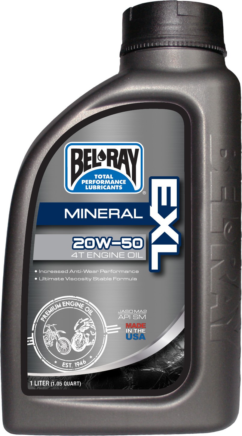 Aceite Bel-Ray 4T EXL Mineral 20W50 1L