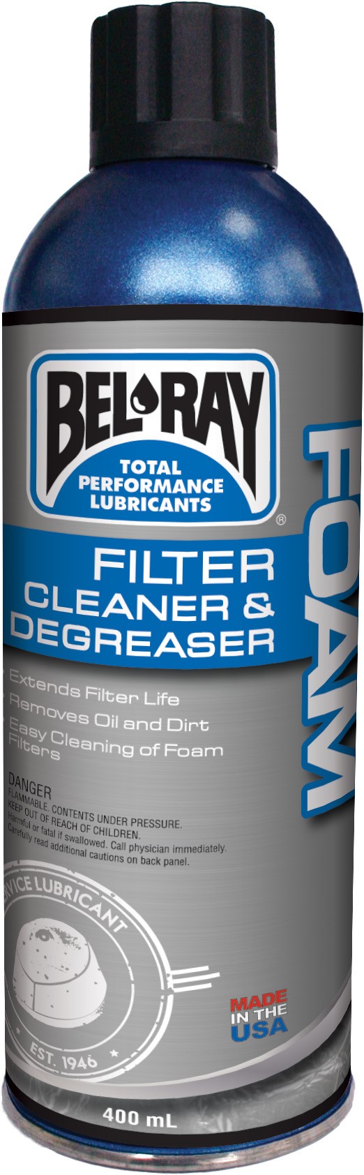 Bel-Ray Foam Filter Cleaner & Degreaser 400ML