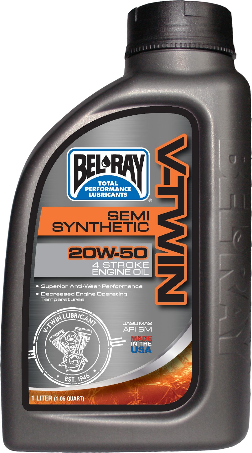 Aceite Bel-Ray 4T V Twin V-Twin Semi-Synthetic 20W50 1L
