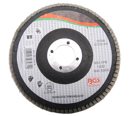 Disco de láminas de 115 mm de diámetro, grano 60