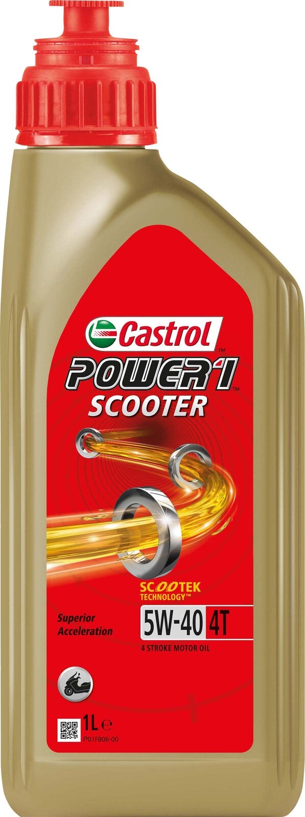 Aceite Castrol Power 1 Scooter 4T 5W40 1L 