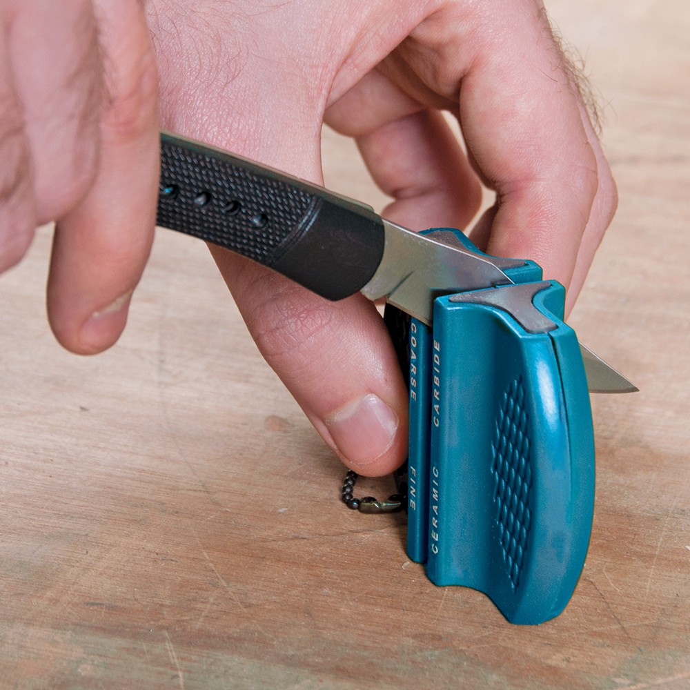 Afilador compacto para cuchillos 60 x 75 mm