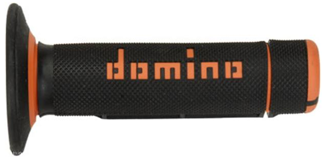 Puños Domino Off Road Negro - Naranja