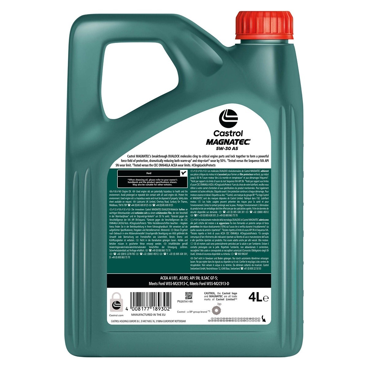 Aceite Castrol Magnatec 5W30 A5 4L