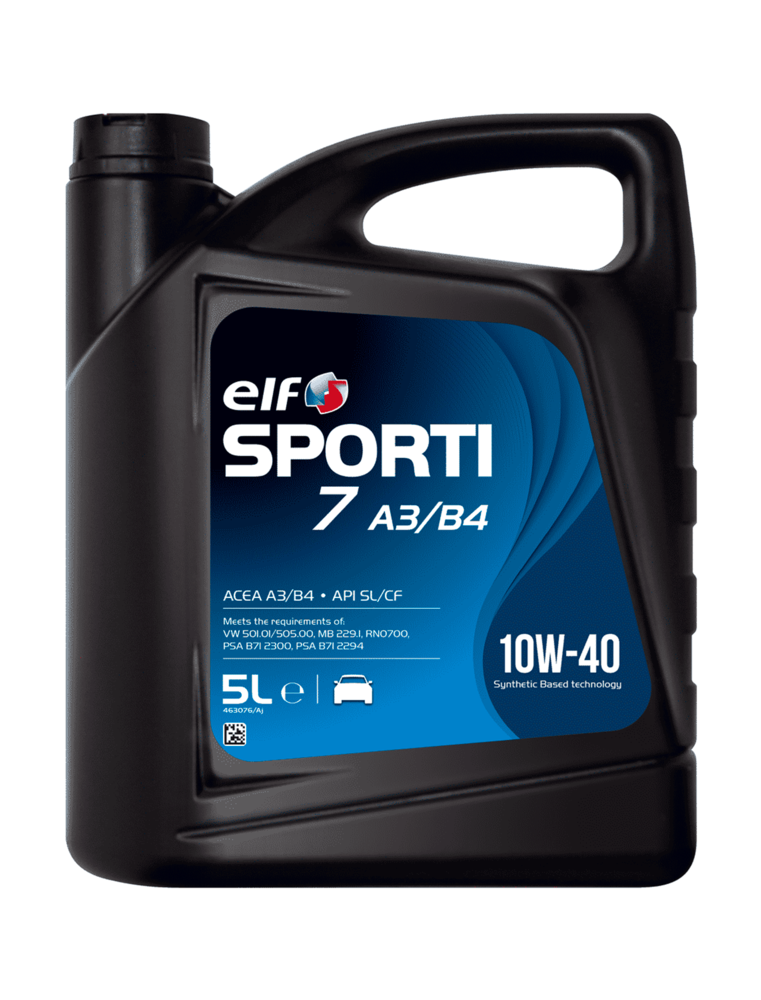 Aceite ELF Sporti 7 10W40 A3/B4 5L