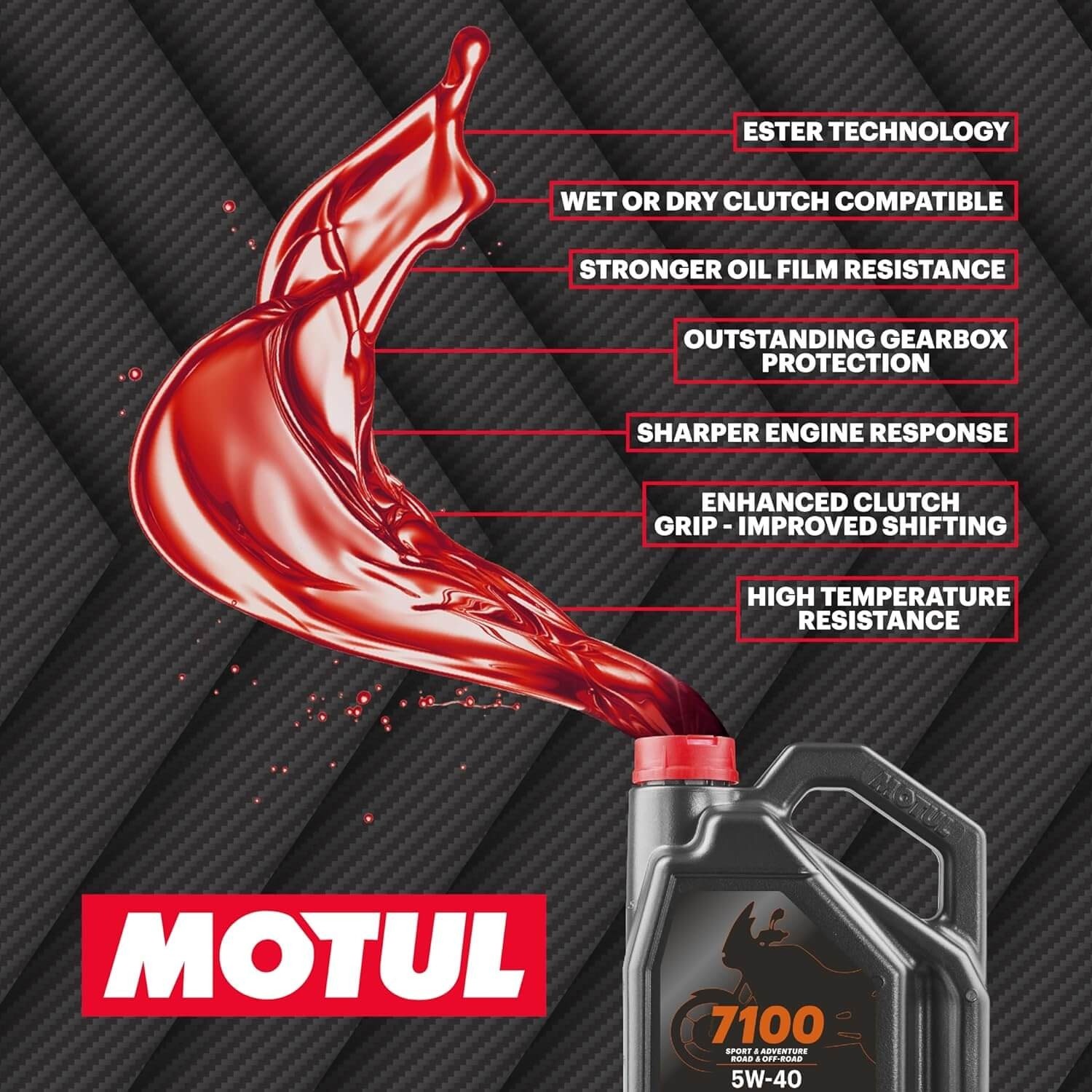 Aceite Motul 7100 4T 10W40 4L
