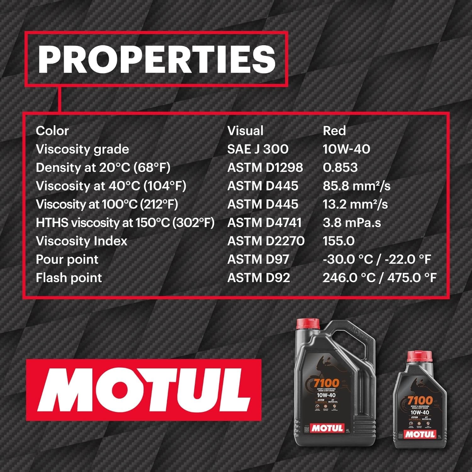Aceite Motul 7100 4T 10W40 4L
