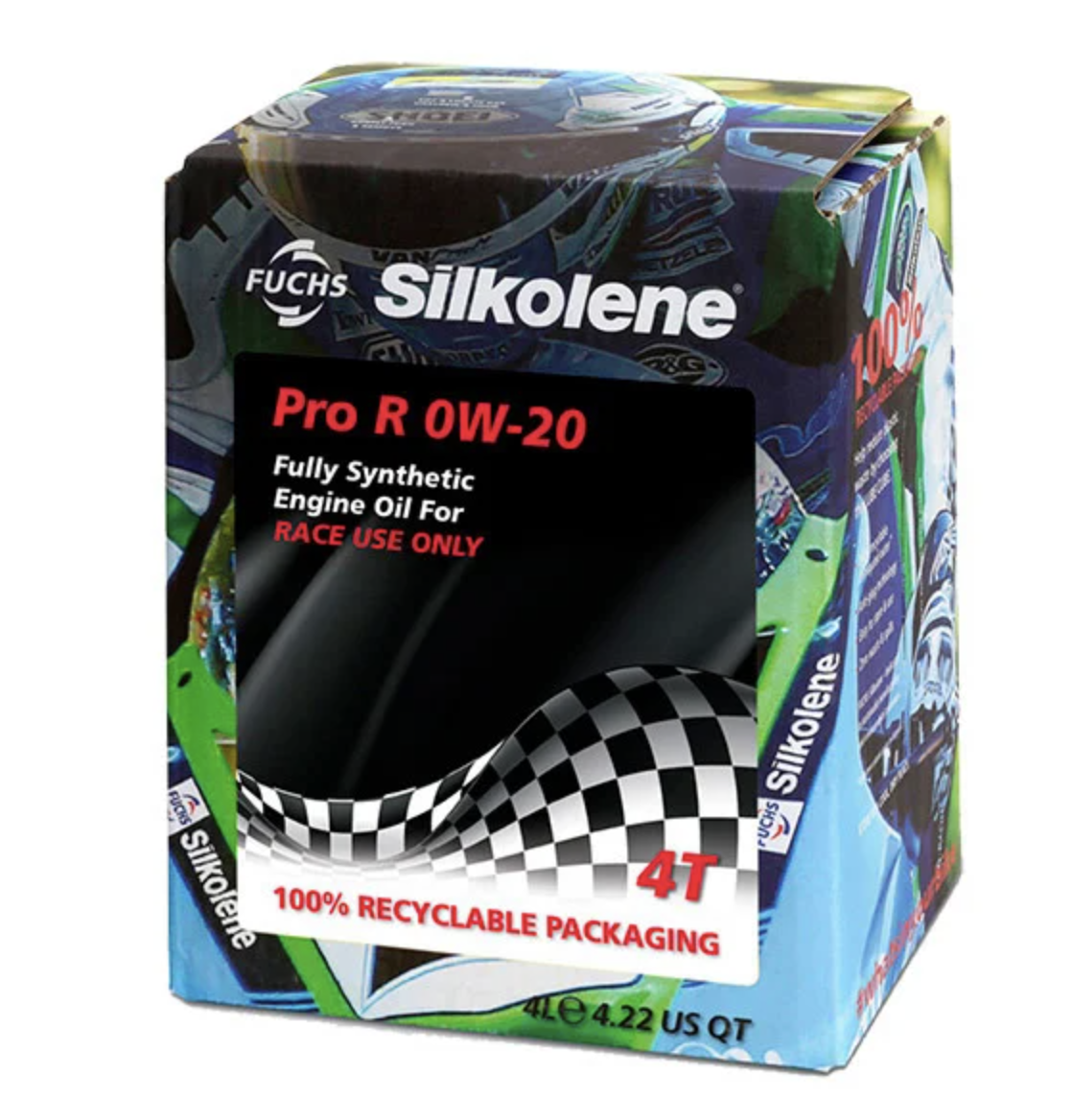 Aceite Silkolene 4T Pro R 0W20 4L
