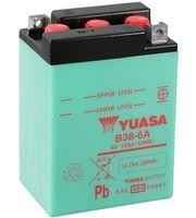 Batería de moto 6V 13AH YUASA - B38-6A (sin ácido)