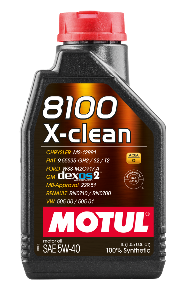 Aceite MOTUL 8100 X-Clean 5W40 C3 1L