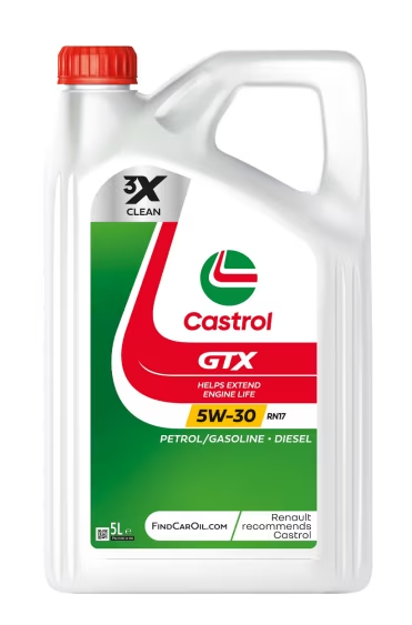 Aceite Castrol GTX 5W30 RN17 5L