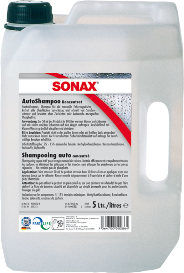 SONAX Champú brillo concentrado 5L