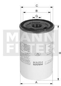 Filtro, aire comprimido MANN-FILTER LB1374/4
