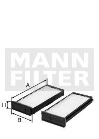 Filtro, aire habitáculo MANN-FILTER CU1930-2