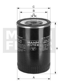 Filtro combustible MANN-FILTER WDK11102/2