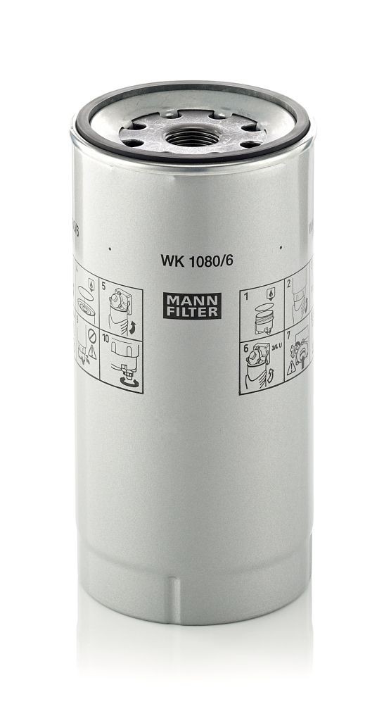 Filtro combustible MANN-FILTER WK1080/6x