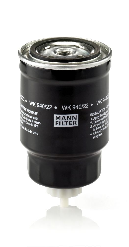 Filtro combustible MANN-FILTER WK940/22