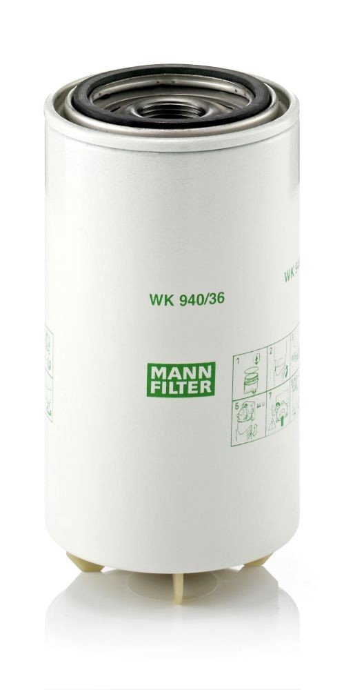 Filtro combustible MANN-FILTER WK940/36x