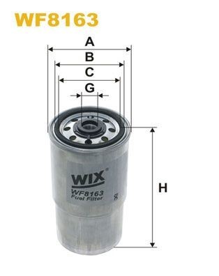 Filtro combustible WIX WF8163