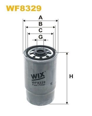 Filtro combustible WIX WF8329