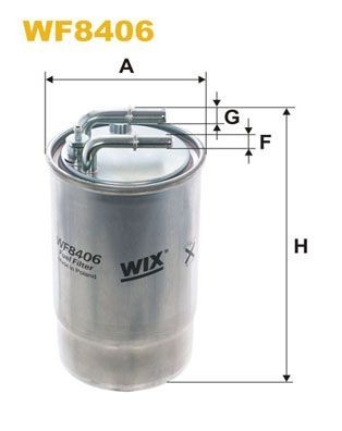 Filtro combustible WIX WF8406