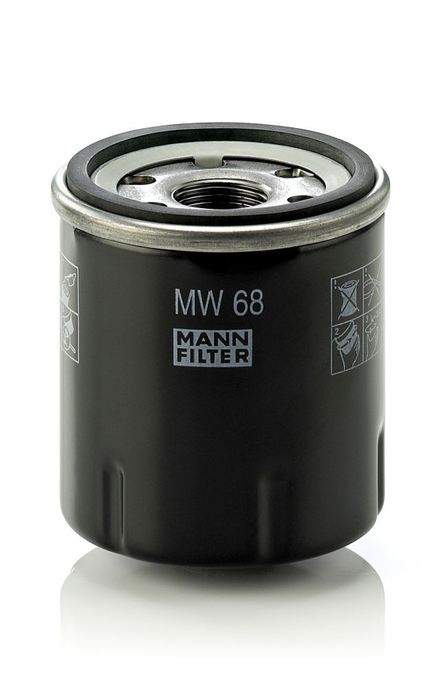 Filtro de aceite MANN-FILTER MW68