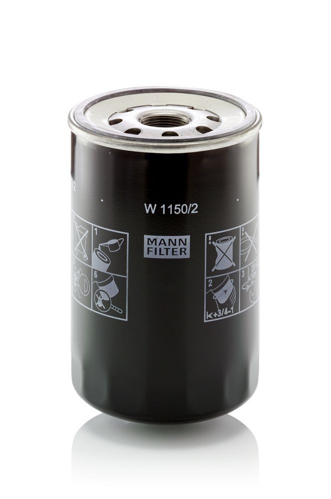 Filtro de aceite MANN-FILTER W1150/2