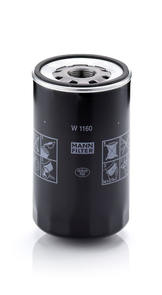 Filtro de aceite MANN-FILTER W1160