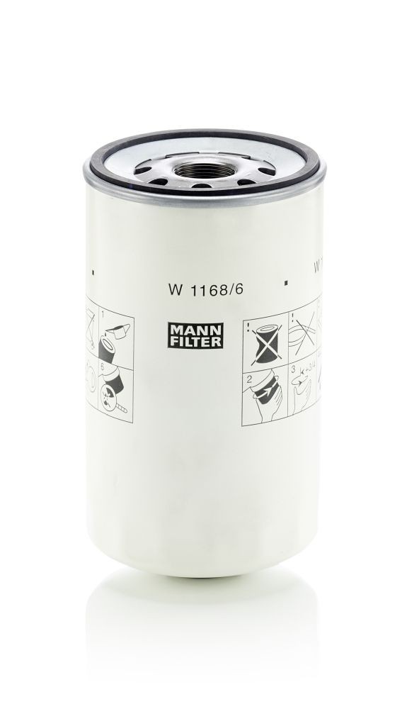 Filtro de aceite MANN-FILTER W1168/6