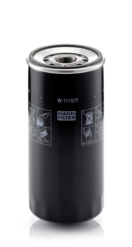 Filtro de aceite MANN-FILTER W1170/7