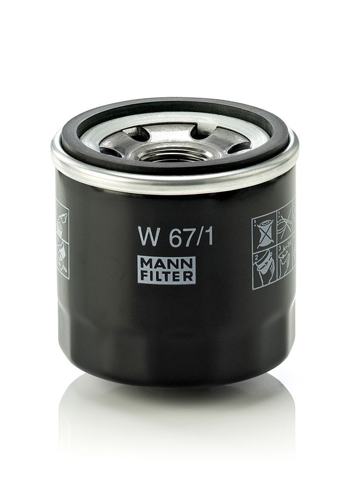 Filtro de aceite MANN-FILTER W67/1