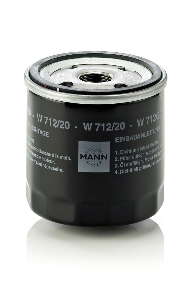 Filtro de aceite MANN-FILTER W712/20