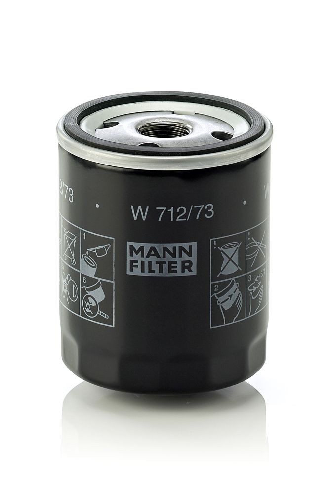 Filtro de aceite MANN-FILTER W712/73