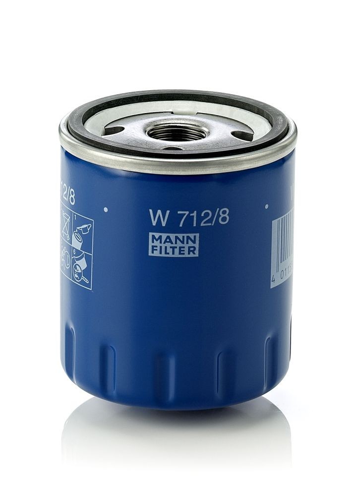 Filtro de aceite MANN-FILTER W712/8