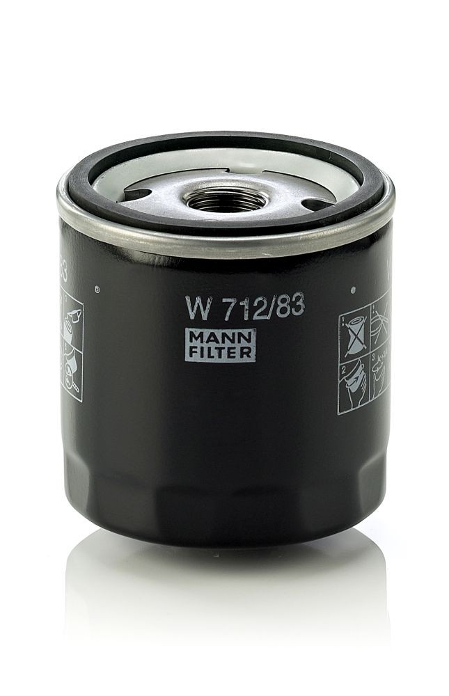 Filtro de aceite MANN-FILTER W712/83