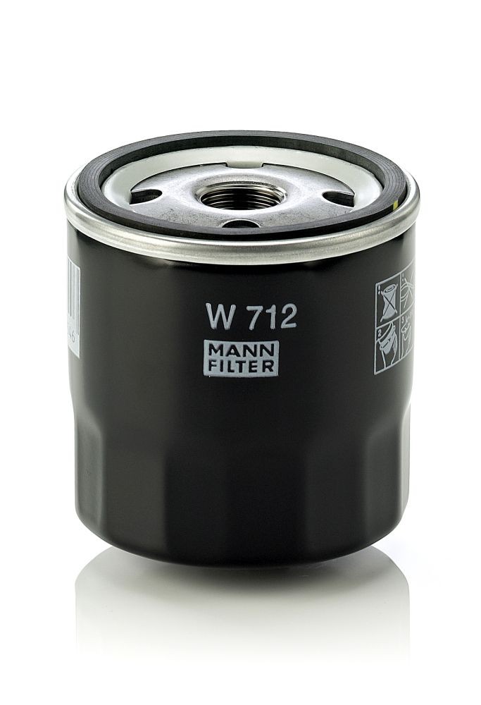 Filtro de aceite MANN-FILTER W712