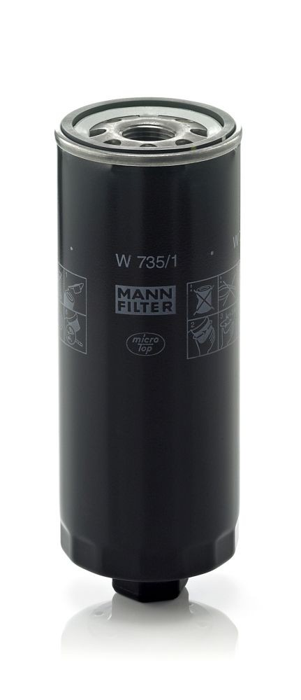 Filtro de aceite MANN-FILTER W735/1