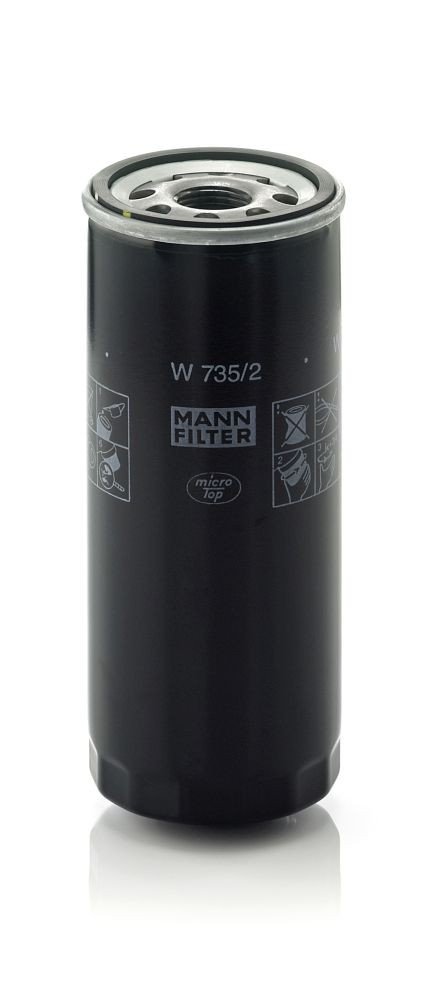 Filtro de aceite MANN-FILTER W735/2