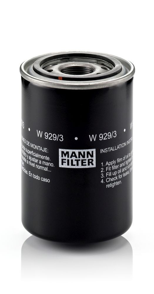 Filtro de aceite MANN-FILTER W929/3