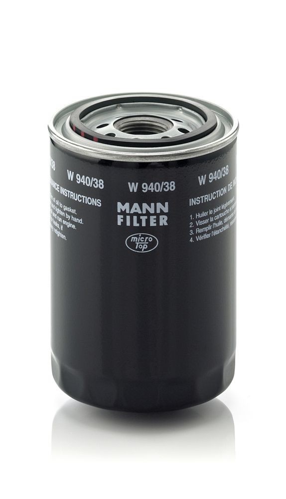 Filtro de aceite MANN-FILTER W940/38