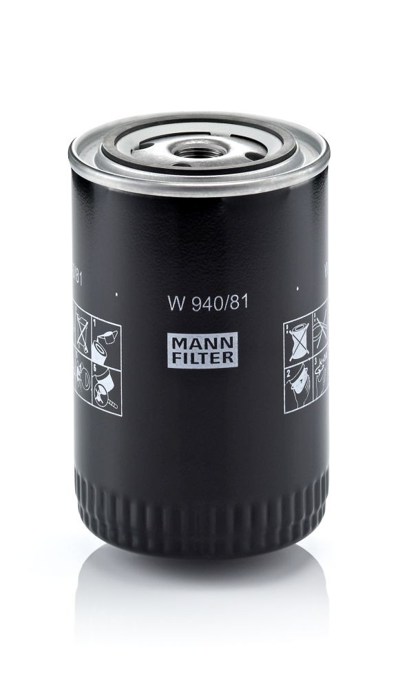 Filtro de aceite MANN-FILTER W940/81