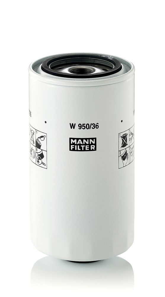Filtro de aceite MANN-FILTER W950/36