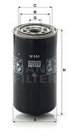 Filtro de aceite MANN-FILTER W954