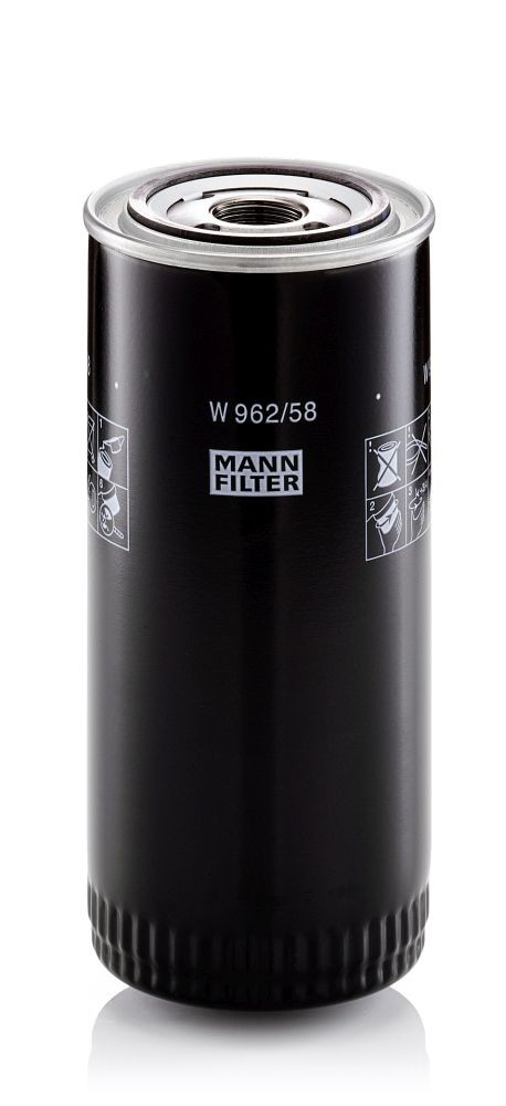 Filtro de aceite MANN-FILTER W962/58