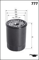 Filtro de aceite MECAFILTER - ELH4405